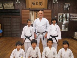 Karate kids at the Seishikan Hombu 2015