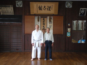 Tada Kancho at hombu Dojo 2008