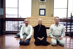 With Morinaka Sensei at Iwata Sensei's home